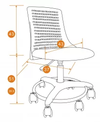 Кресло детское Киддй Бирюзовый / Kiddy