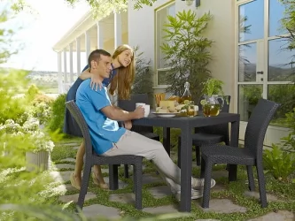 Стол для дачи Мелодй Куартет Капучино / Melody Quartet