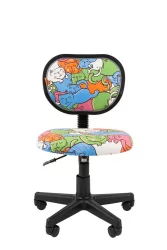Детское кресло CХАИРМАН КИДС 106 Блаcк Котики / CHAIRMAN KIDS Black