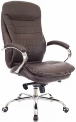 Кресло для руководителя Еверпроф Валенсиа М Экокожа Коричневый / Everprof Valencia M