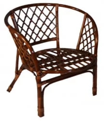 Кресло Багама, подушки светлые обычные Бахама4 молочный шоколад / Bahama4