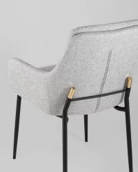 Кресло Саманта рогожка Светло-серый