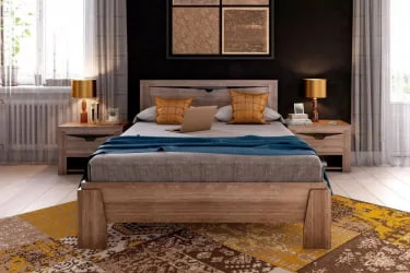 Кровать 1800 Соренто 22 Дуб Стирлинг