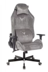 Геймерское кресло КНИГХТ Н1 ГРЕЙ / KNIGHT N1 GREY