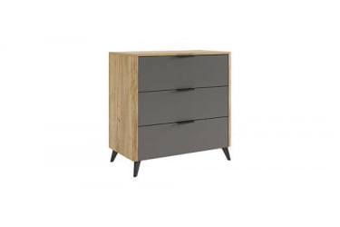 Комод Адам МСА-02 дуб крафт золотой/графит / MSA-02