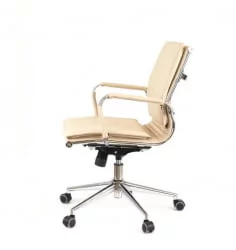 Кресло для персонала Нерей ЛБ Т Экокожа Бежевый / Nerey LB T