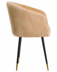 Стул обеденный ДОБРИН МАРЙ Песочный велюр 1922-3 / DOBRIN MARY