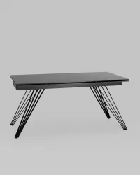 Обеденный стол раскладной Пандора 160-240 Черный мрамор