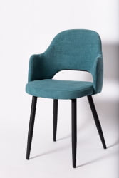 Стул для гостиной К14 блаcк Бирюза (РС-29\ч) / black