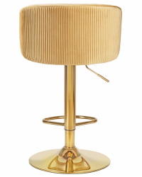 Стул барный ДОБРИН ДЭРCЙ ГОЛД (песочный велюр (1922-3)) / DOBRIN DARCY GOLD
