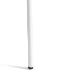 Металлический стул АДДЕ (мод. C-049) металл/пластик, 39 х 49 х 78 см, Грей (серый) /Вхите (белый) / ADDE (mod. C-049) Grey /White