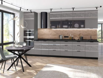 Стол торцевой левый Грейс 105.65 Оникс Кубанит