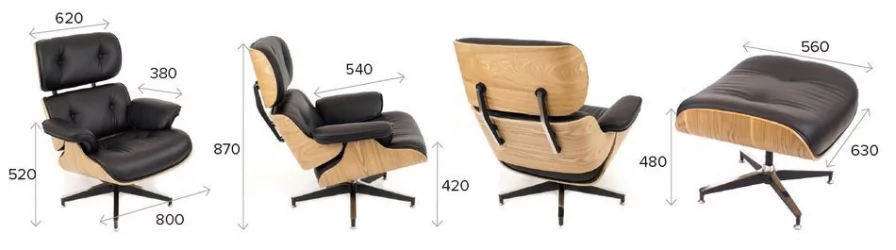 Кресло-реклайнер Еверпроф Релакс ПУ экокожа Черный / Everprof Relax PU