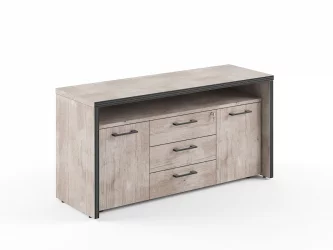 Тумба с фригобаром ТТФ-3Д (Дуб Каньон) / TTF-3D