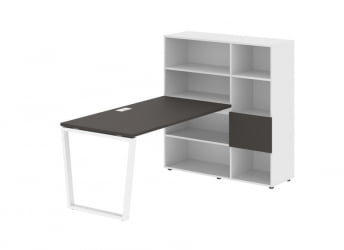 Рабочая станция ЕДИС ЕВРСТ 1215 Мокко Белый Белый / EDIS EVRST