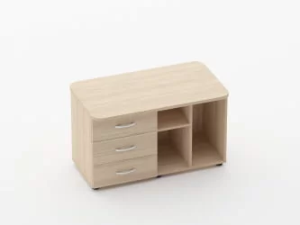 Тумба сервисная Глассй 3.16.12Л Венге / Glassy