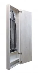 Шкаф со встроенной гладильной доской Ирон Бокс (правый) Беленый дуб / Iron Box