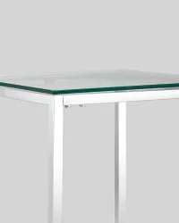 Журнальный стол ТАУН 40кс40 Серебро / 40x40