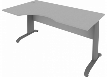 Стол криволинейный левый Рива ПЛ.СА-1 Л Серый / Riva