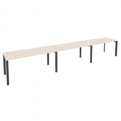 Рабочая станция на П-образном м/к ОНИКС О.МП-РС-3.4.7 Денвер Светлый/Антрацит / ONIX O.MP-RS-3.4.7