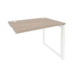 Стол-приставка на О-образном м/к к опорным элементам ОНИКС О.МО-СПР-1.7 Дуб Аттик/Белый / ONIX O.MO-SPR-1.7