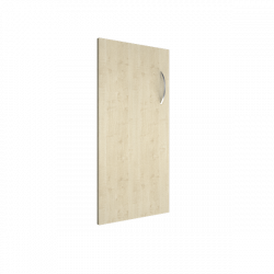 Дверь низкая левая Рива А.Д-3 Л Клен/Металлик / Riva