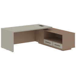 Стол руководителя правый ВЕЛИОН ВCТ 2119 Р Аметист Кобра / VELION VCT R