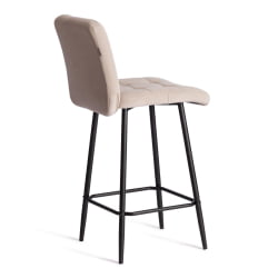 Полубарный стул Медео/Медео велюр, бежевый, 7, 42х56х102 см / Medeo/Медео