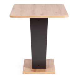 Стол обеденный ТИБИ нераздвижной ЛДСП, 68,6 х 110 х 75 см, Дуб артисан/Графит / TIBI