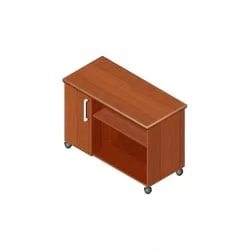 Тумба приставная с дверкой Пр.Т-9 левая Орех