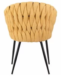 Стул обеденный ДОБРИН МАТИЛДЭ Желтая ткань ЛАР 275-8 / DOBRIN MATILDA LAR