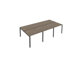 Рабочая станция на 6 раб.места Метал Сйстем Б.СМ-6.1 Вяз/Антрацит / Metal System