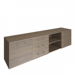 Тумба модульная четырехсекционная ЙАЛТА ЛТ-ТС 4.1Л Вяз Благородный / YALTA LT-TS 4.1L