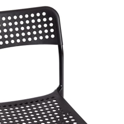 Стул АДДЕ (мод. C-049) металл/пластик, 39 х 49 х 78 см, Блаcк(черный) разборный / ADDE (mod. C-049) Black(черный)