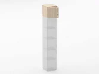 Антресоль узкая Гласси 6.04.13Л Туя / Glassy