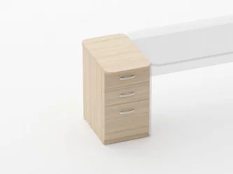 Тумба приставная на 3 ящика Глассй 3.10.14 Венге / Glassy