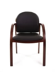 Офисный стул CХАИРМАН 659 Терра (Терра) черный матовый/темный орех / CHAIRMAN (Terra)