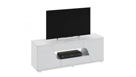 ТВ тумба тип 5 Диамонд Белый глянец / Diamond