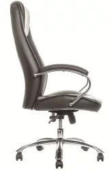 Кресло для руководителя Еверпроф Лонг ТМ Экокожа Черный / Everprof Long TM