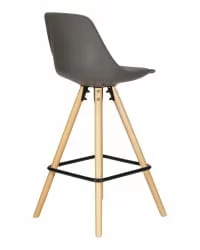 Стул полубарный ДОБРИН РОННИ Темно-серый ГР-04 / DOBRIN RONNI GR-04