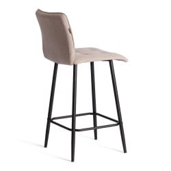 Барный стул Бари/Бари велюр, бежевый, 7, 42х55х99 см / Bari/Бари
