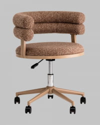 Стул офисный Понтй светло-коричневый бежевые ножки / Ponty