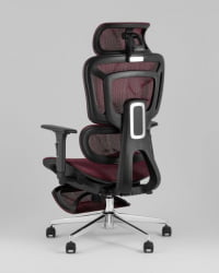 Кресло офисное ТопЧаирс Нимбус бордовый / TopChairs Nimbus