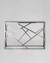 Консоль АРТ ДЕКО 115кс30 Темный хром стекло смоке / 115x30 smoke