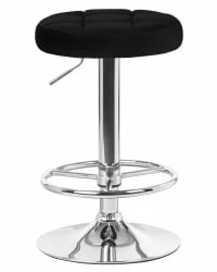 Барный стул ДОБРИН БРУНО Черный велюр МДЖ9-101 / DOBRIN BRUNO MJ9-101