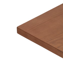 Стол РАГНАРОК дерево вяз/железная опора, 70х70х76 см, груша №3/черная опора / RAGNAROK