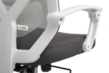 Кресло Оливер РCХ В-203АC Белый пластик/Серый / Oliver RCH W-203AC