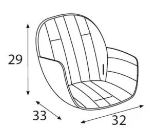 Текстиль в стул Микуна ОВО ЛУКСЕ ТКС-1646 Блуе / Micuna OVO LUXE TX-1646 Blue