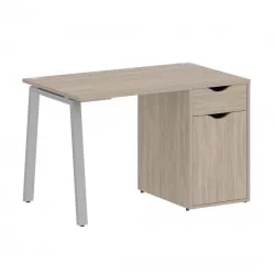 Стол письменный ХОМЕ ОФФИCЕ ВР.СП-3-118.1.А Дуб Аттик/Серый металл / HOME OFFICE VR.SP-3-118.1.A