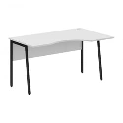 Стол эргономичный правый ИМАГО Плус СА-2П(Пр) Белый Черный / IMAGO Plus СА-2P(Пр)